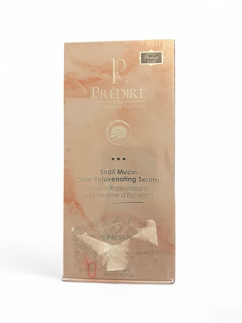 Prédiré Paris Snail Mucin Skin Rejuvenating Serum in a 40 ml (1.35 fl oz)